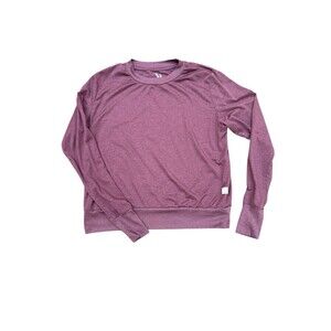 VUORI Women’s Daydream Crew Performance Long Sleeve Pullover Purple Soft Size M